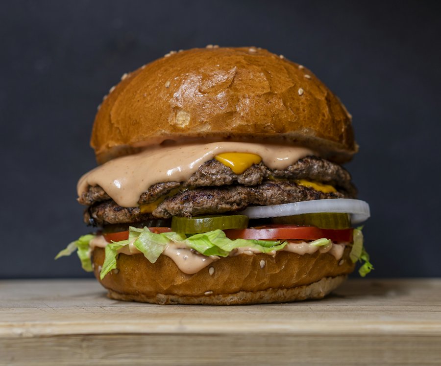 Cheddar Explosion burger
